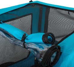 Bencmate Easy Folding Cart Frame Dog Bike Trailer, 59 x 30 x 34-in, Blue slide 2 of 9