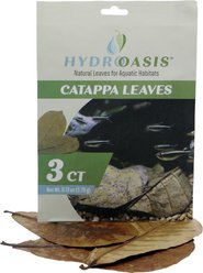 HydrOasis Catappa Leaves Fish Plant, 3 count