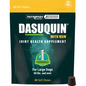 Nutramax Dasuquin with MSM Hip & Joint Soft Chews Joint Supplement for Large Dogs, 42 count