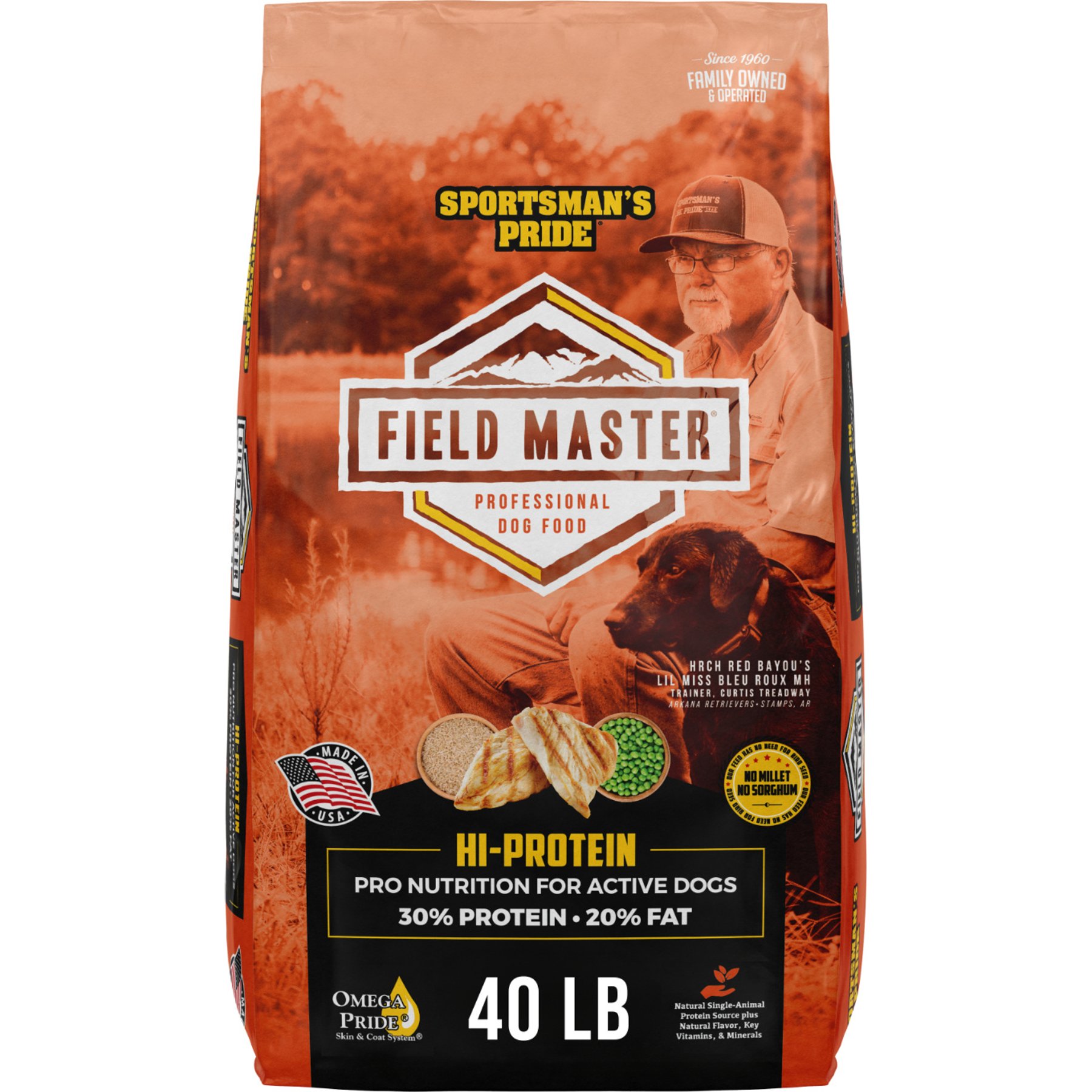 Sportsman's Pride Field Master 30/20 High-Protein Dry Dog Food, 40-lb bag