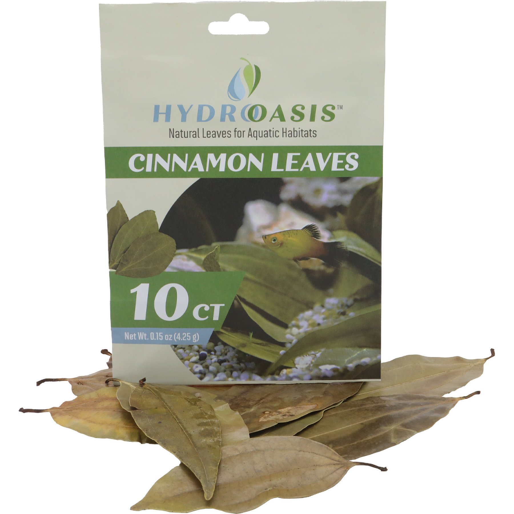 HydrOasis Cinnamon Leaves Fish Plant, 10 count