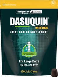 Nutramax Dasuquin with MSM Hip & Joint Soft Chews Joint Supplement for Large Dogs, 150 count