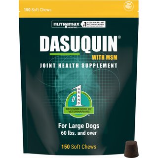 Nutramax Dasuquin with MSM Hip & Joint Soft Chews Joint Supplement for Large Dogs, 150 count slide 1 of 9