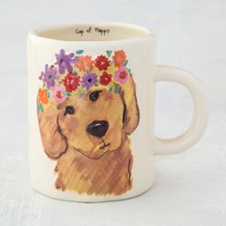 Natural Life Dog Embossed Mug