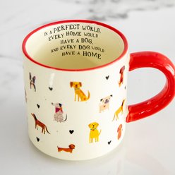 Natural Life Every Home Has A Dog Bungalow Mug