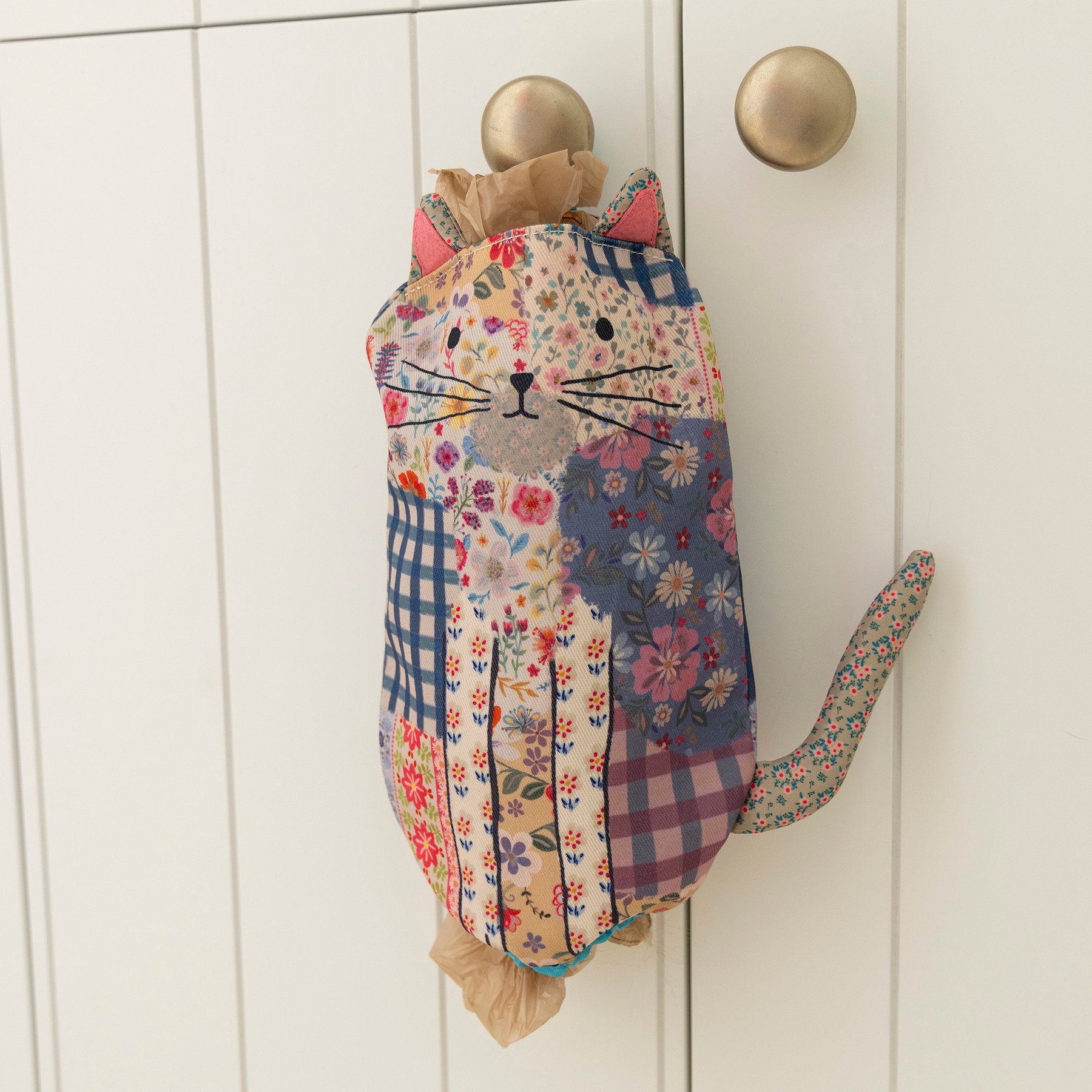 Natural Life So Cute Grocery Bag Holder Cat
