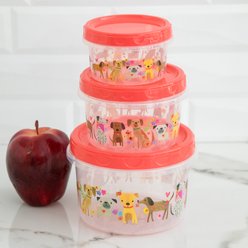 Natural Life Storage Containers Dog, Set of 3