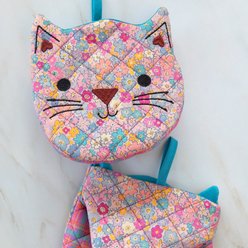 Natural Life Cat Mini Mitt Set, 4.5 x 6-in
