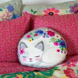 Natural Life Cozy Weighted Pillow Dove Grey Cat Calming Device, 16 x 13.5-in