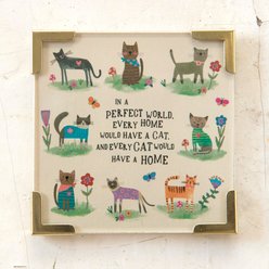 Natural Life Corner Magnet Every Cat Has A Home Memorial Keepsake, 2.5 x 2.5-in slide 2 of 3