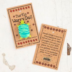 Natural Life Worry Dolls Olive Turtle