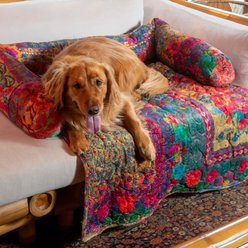 Natural Life Sofa Pet Bed Bandana Patchwork, Rainbow, Large/X-Large