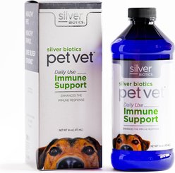 Silver Biotics Pet Vet Daily Use Immune Support Supplement for Dogs, 16-fl oz bottle slide 1 of 9