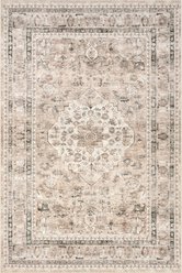 Nuloom Davi Faded SplashGuard Machine Washable Area Rug, Stone, 2 x 3-ft