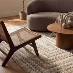 Nuloom Carley SpinClean Machine Washable Geometric Area Rug, Beige, 6 x 6-ft slide 2 of 9