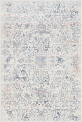 Nuloom Everlee SpinClean Faded Persian Machine Washable Area Rug, Blue, 2-ft x 8-ft slide 1 of 9