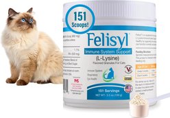 Felisyl L-Lysine Granules Immune System Support, Salmon Flavor for Cats, 3.5-oz jar