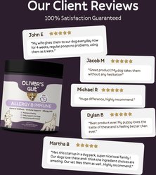 Oliver's Gut Allergy & Immune Chews Allergy Supplement for Dogs, 120 count slide 2 of 9