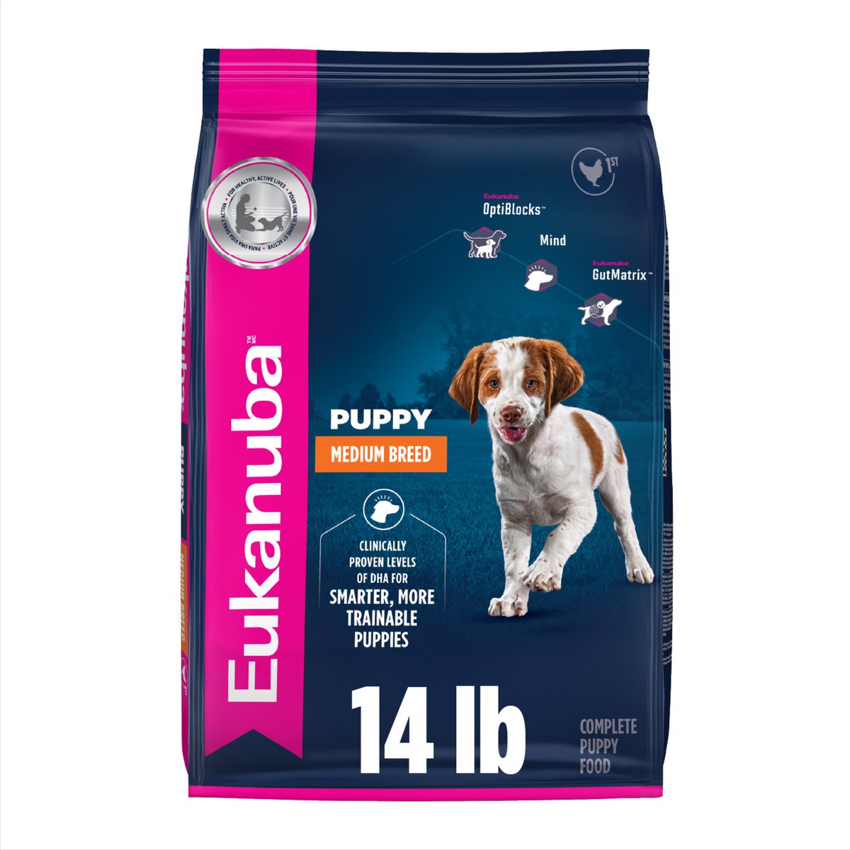 Eukanuba Puppy Medium Breed Dry Dog Food, 14-lb bag