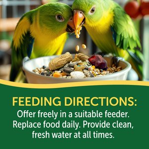 3-D Parrot Food, 4-lb jar