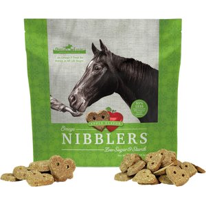 Omega Fields Omega Nibblers Low Sugar & Starch Apple Horse Treats, 3.5-lb bag