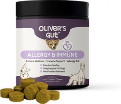 Oliver's Gut Allergy & Immune Chews Allergy Supplement for Dogs, 120 count slide 1 of 9