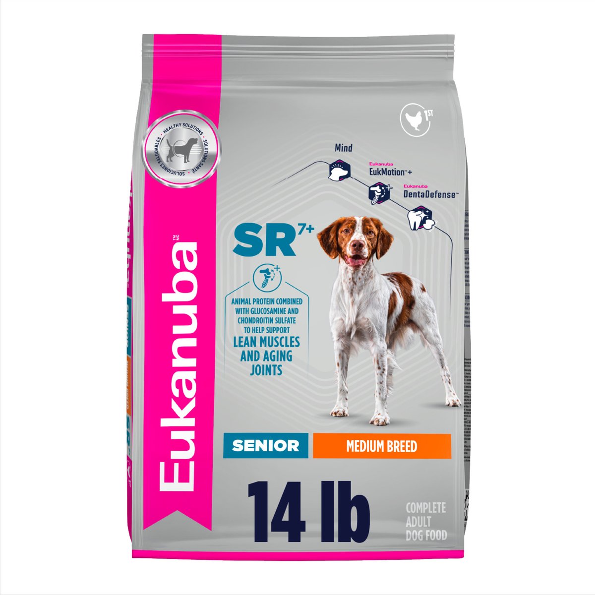 Eukanuba Senior Medium Breed Dry Dog Food, 14-lb bag