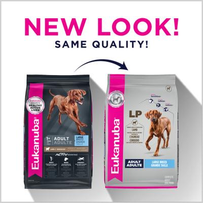 Show full view: Eukanuba Adult Large Breed Lamb 1st Ingredient Dry Dog Food, 33-lb bag slide 3 of 11