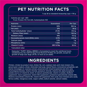 Eukanuba Puppy Small Breed Dry Dog Food, 4.5-lb bag