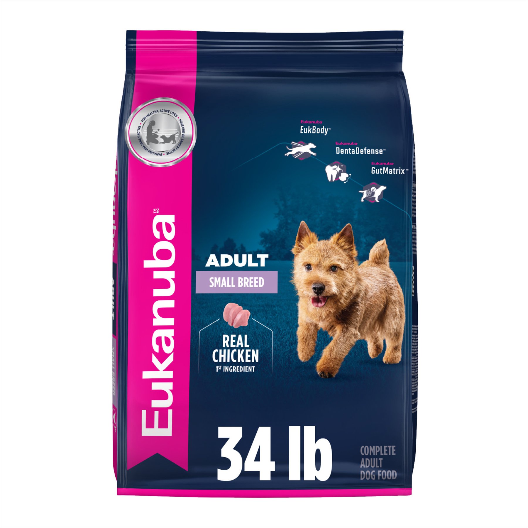 Eukanuba Adult Small Breed Dry Dog Food, 34-lb bag