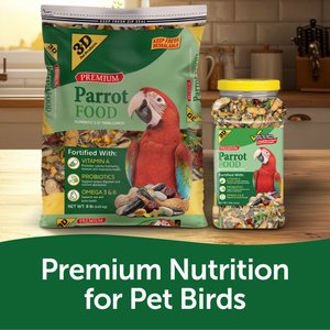 3-D Parrot Food, 4-lb jar