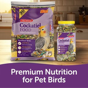 3-D Cockatiel Food, 4.5-lb jar