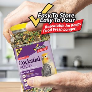 3-D Cockatiel Food, 4.5-lb jar