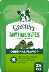 Greenies Anytime Bites Original Chicken Flavor Soft & Chewy Dog Treats, 24-oz bag