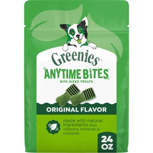 Greenies Anytime Bites Original Chicken Flavor Soft & Chewy Dog Treats, 24-oz bag