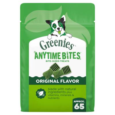 Show full view: Greenies Anytime Bites Original Chicken Flavor Soft & Chewy Dog Treats, 10.3-oz bag slide 1 of 10