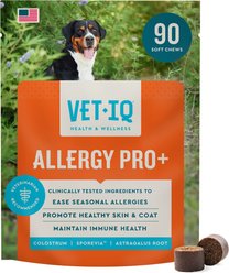 VetIQ Allergy Pro Hickory Smoke Soft Chews for Dogs, 90 count slide 1 of 9