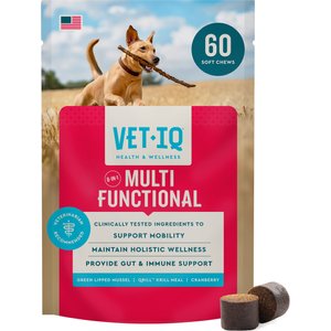 VetIQ 8-N-One Soft Chew Multifunctional for Dogs, 60 count