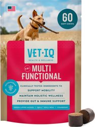 VetIQ 8-N-One Soft Chew Multifunctional for Dogs, 60 count