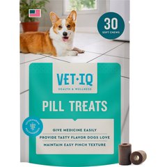 VetIQ Pill Treats Advanced Formula Soft Chews Chicken Flavored Dog Treats, 30 count