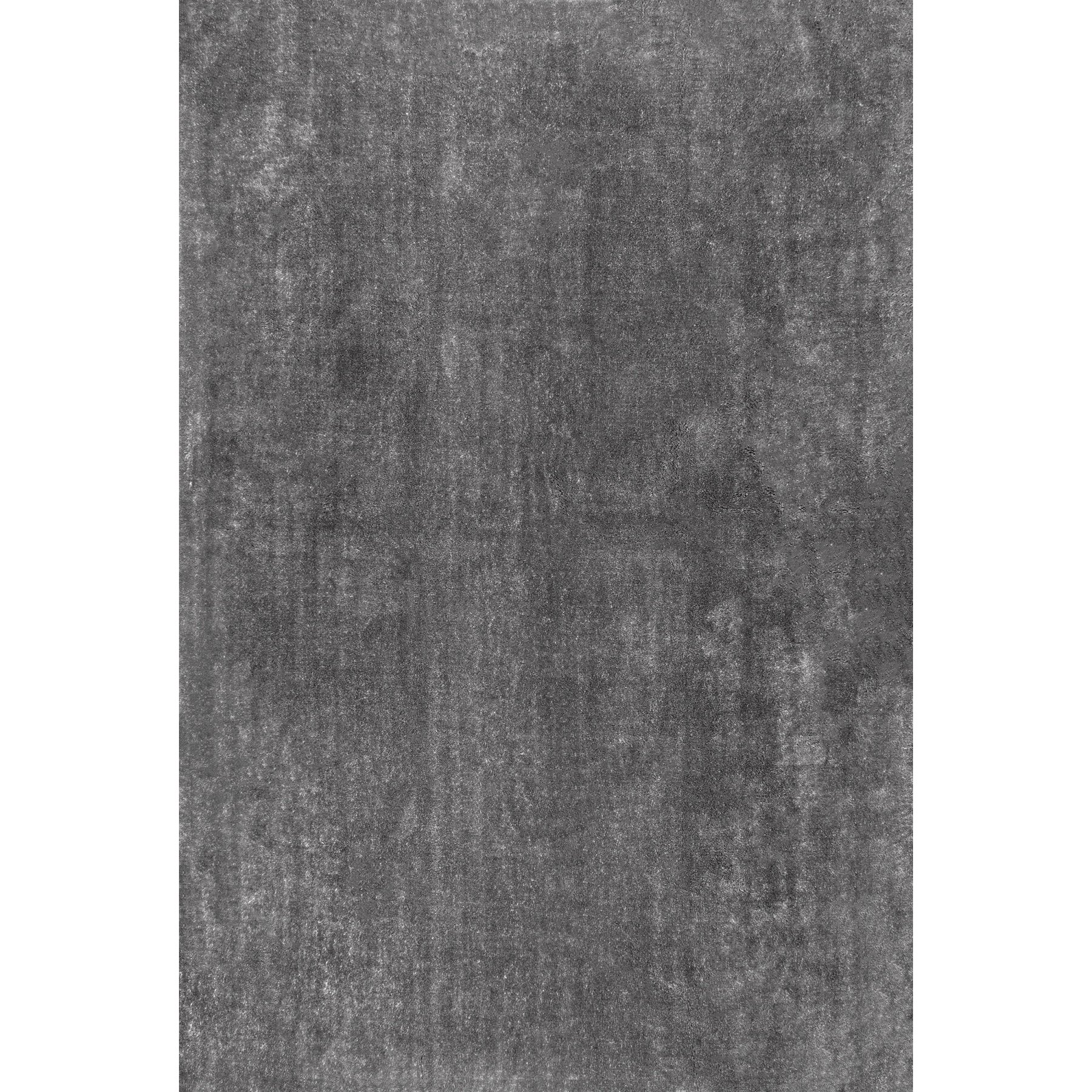 Nuloom Loni Solid Machine Washable Shag Area Rug, Dark Grey, 2-ft 6-in x 6-ft