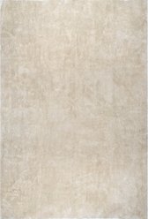 Nuloom Loni Solid Machine Washable Shag Area Rug, Cream, 8 x 10-ft