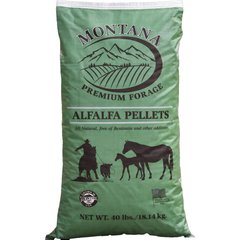 Montana Premium Forage Alfalfa Pellets Horse Feed, 40-lb bag