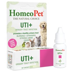 HomeoPet UTI+ Liquid Urinary Supplement for Dogs, 15-mL bottle