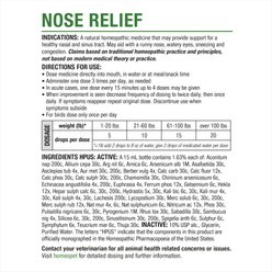 HomeoPet Nose Relief Homeopathic Medicine for Allergies & Respiratory Infections for Birds, Cats, Dogs & Small Pets, 450 drops slide 2 of 8