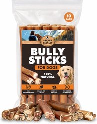 Brutus & Barnaby 6-in Bully Sticks Dog Treats, 10 count