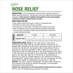 HomeoPet Feline Nose Relief Homeopathic Medicine for Nasal & Sinus Infection for Cats, 450 drops slide 2 of 8