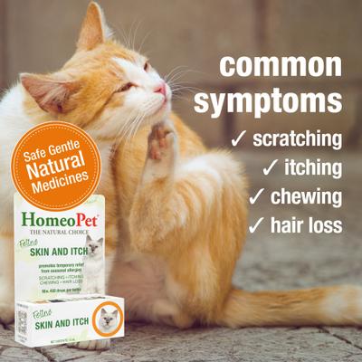 Show full view: HomeoPet Feline Skin & Itch Cat Supplement, 450 drops slide 4 of 9