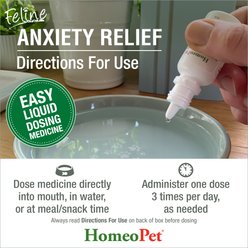HomeoPet Feline Anxiety Relief Cat Supplement, 450 drops slide 2 of 8