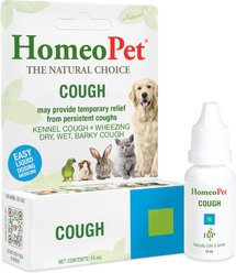 HomeoPet Cough Homeopathic Medicine for Cough Suppressant for Birds, Cats, Dogs & Small Pets, 450 drops